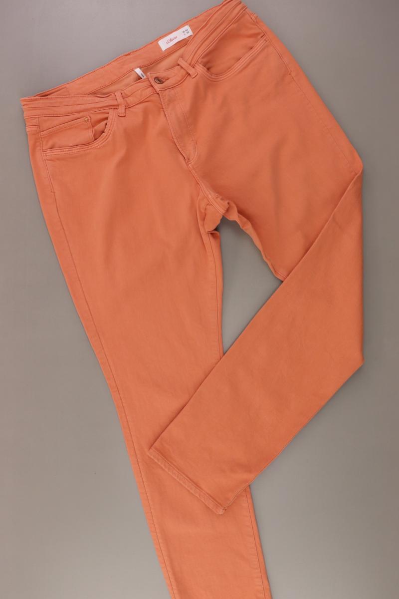 s.Oliver Five-Pocket-Hose Gr. 44/L32 orange aus Baumwolle