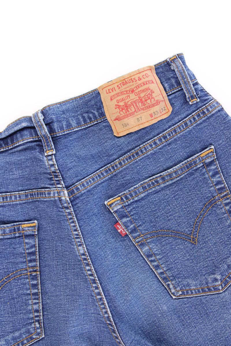 Levi's 584 Vintage Jeans Gr. W33/L32 Modell 584 blau aus Baumwolle