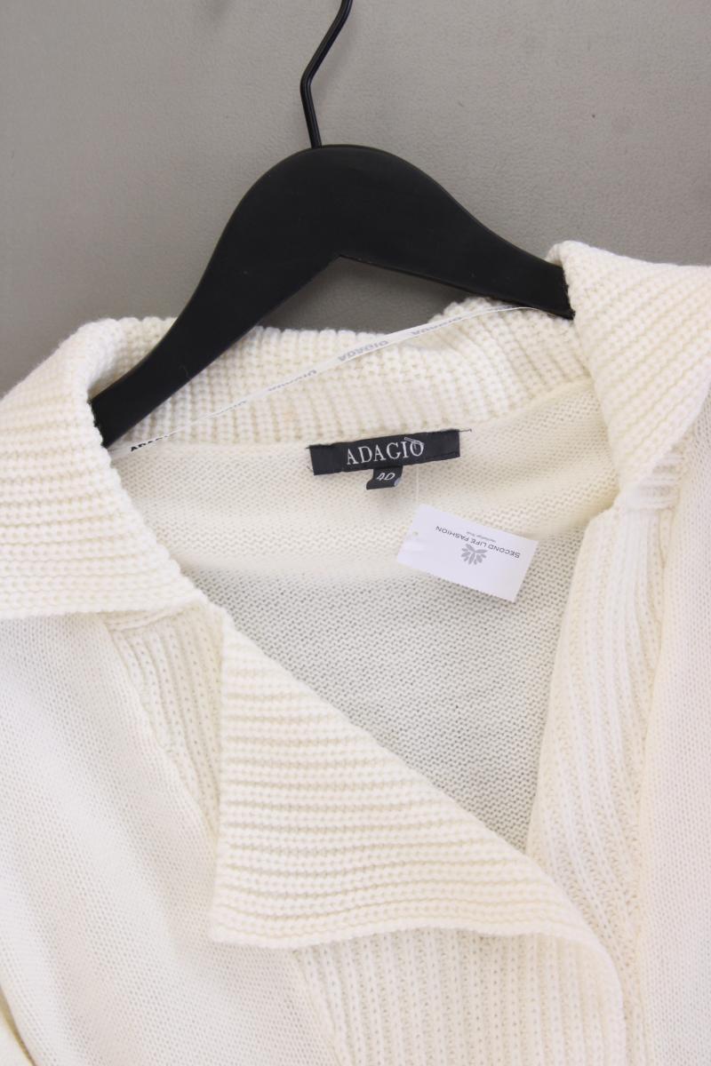 Adagio Strickjacke Gr. 40 Langarm creme aus Polyacryl