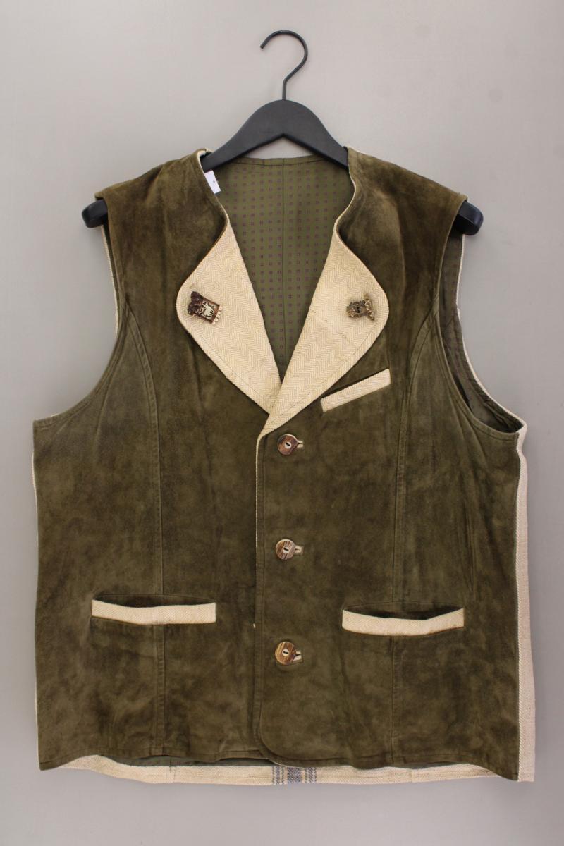 Trachtenweste Lederweste für Herren Gr. XL braun