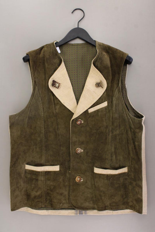 Trachtenweste Lederweste für Herren Gr. XL braun