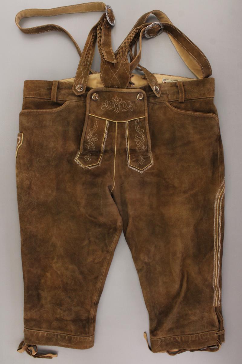 Stockerpoint Lederhose Trachtenhose für Herren Gr. 60 braun