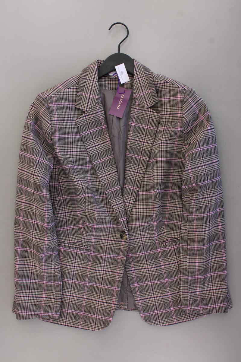 Lascana Longblazer Gr. 44 kariert neu mit Etikett mehrfarbig aus Polyester