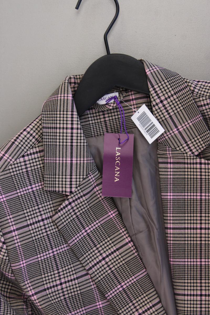 Lascana Longblazer Gr. 44 kariert neu mit Etikett mehrfarbig aus Polyester