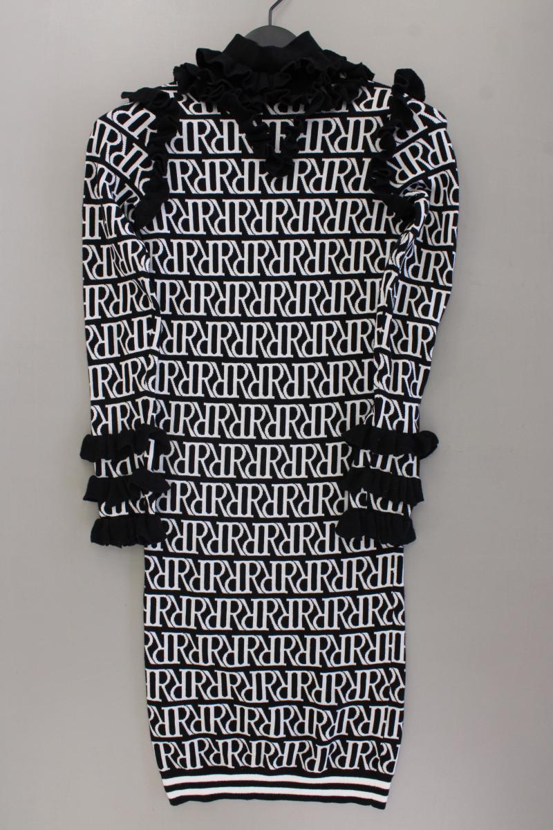 Reinders Strickkleid Gr. S Langarm schwarz aus Baumwolle