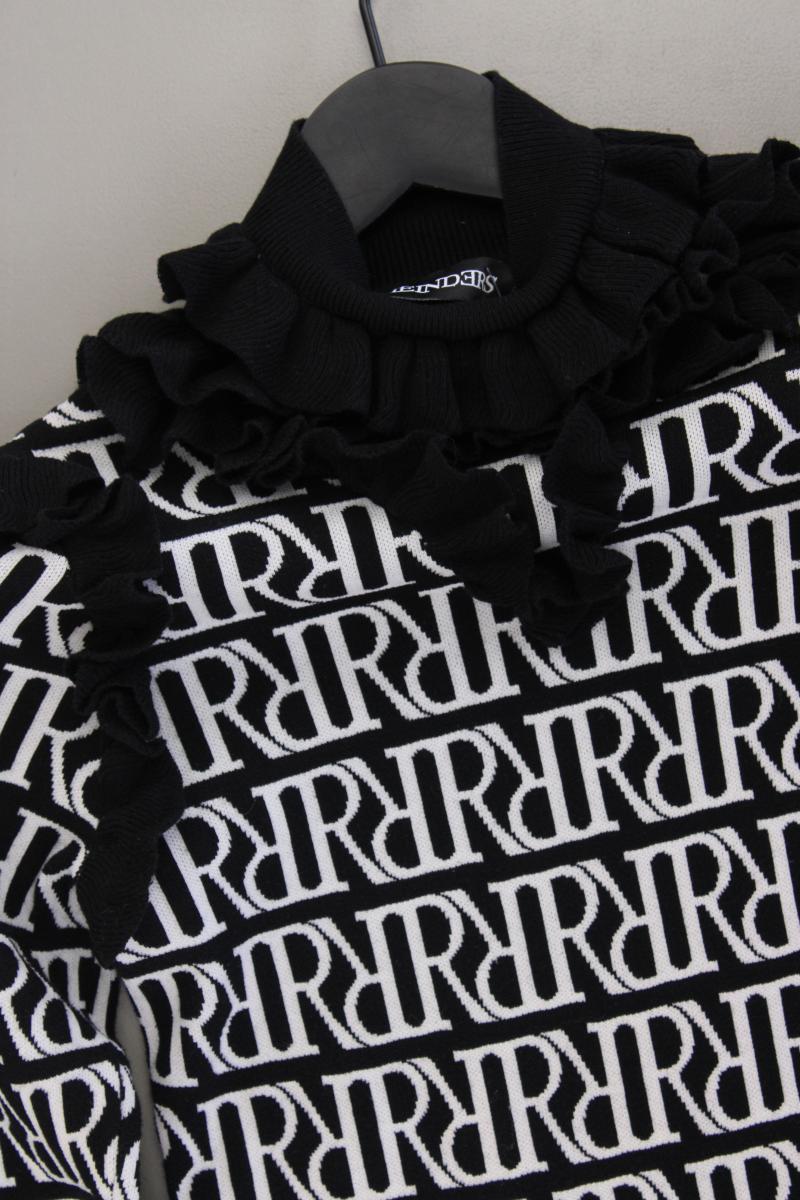 Reinders Strickkleid Gr. S Langarm schwarz aus Baumwolle