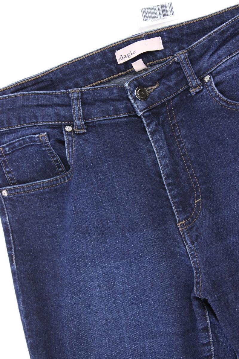 Adagio Skinny Jeans Gr. 38/L28 blau aus Baumwolle