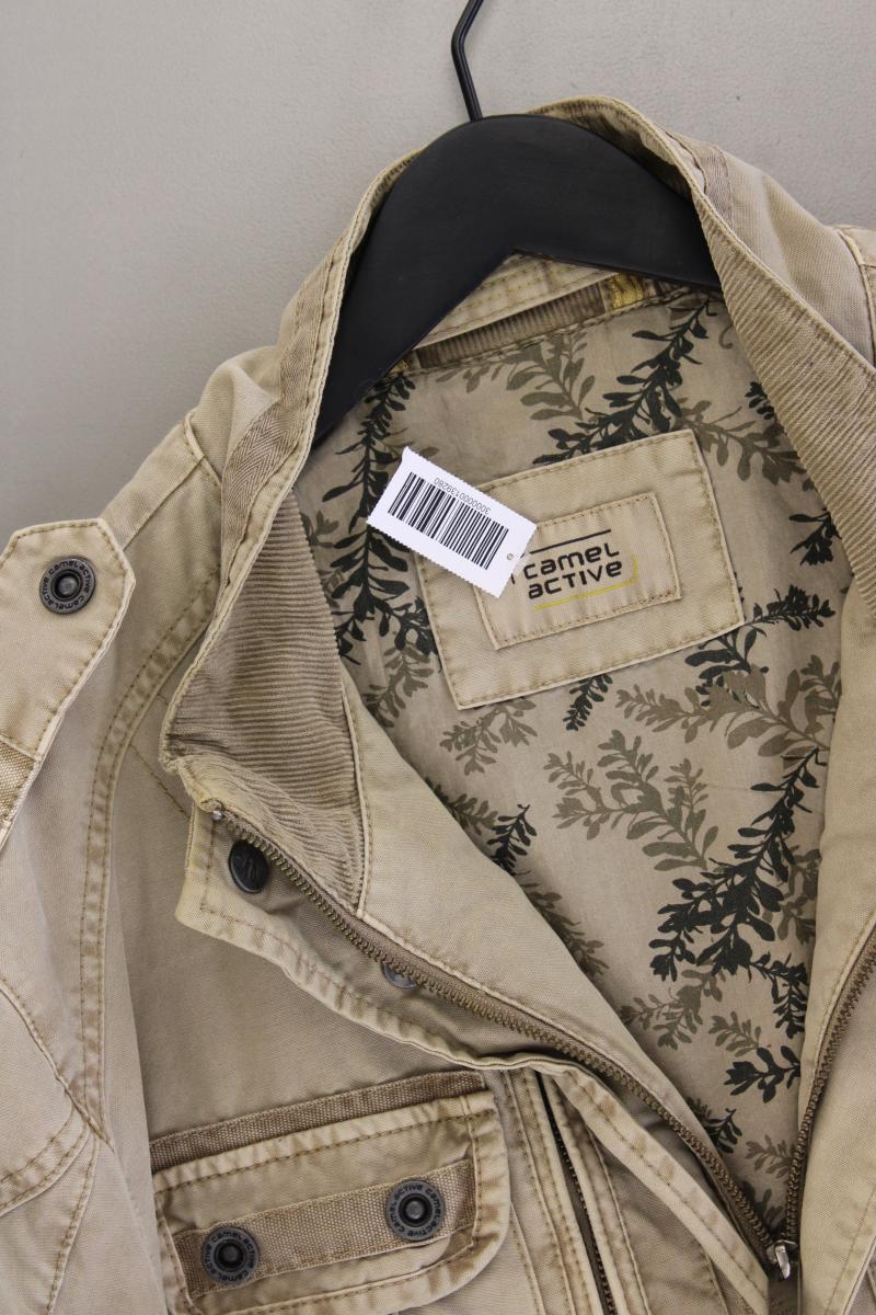 camel active Übergangsjacke für Herren Gr. 58 creme aus Baumwolle