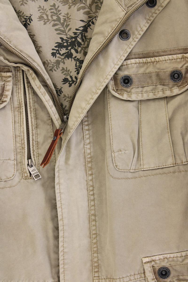 camel active Übergangsjacke für Herren Gr. 58 creme aus Baumwolle