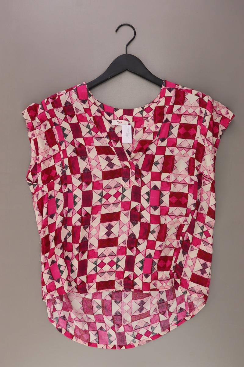 Esprit Oversize-Bluse Gr. L geometrisches Muster pink