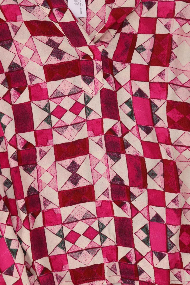 Esprit Oversize-Bluse Gr. L geometrisches Muster pink