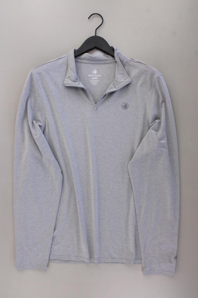 Body Glove Longsleeve-Shirt für Herren Gr. XL Langarm grau aus Polyester