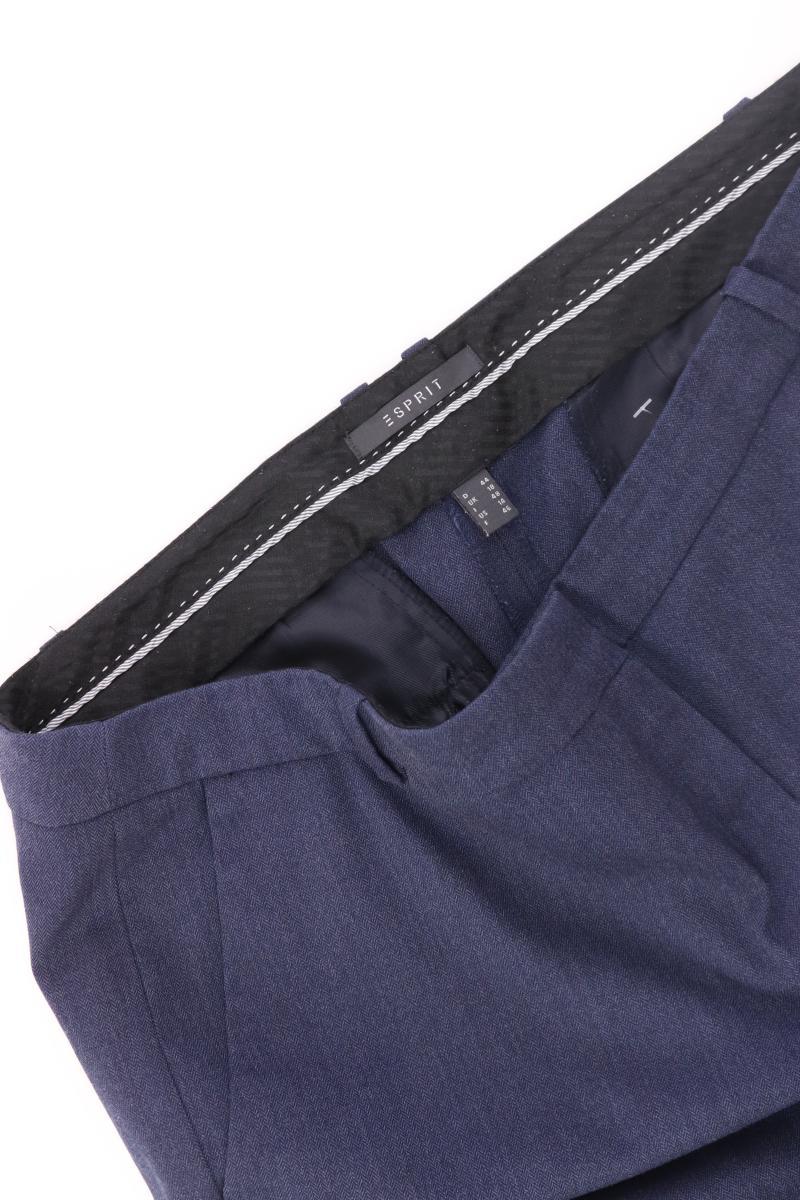Esprit Anzughose Gr. 44 blau aus Polyester
