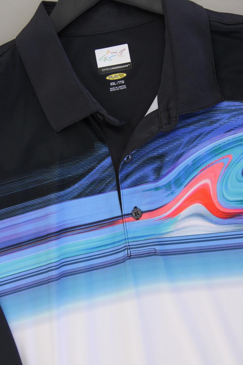 Greg Norman Golfshirt für Herren Gr. XXL neuwertig Kurzarm mehrfarbig