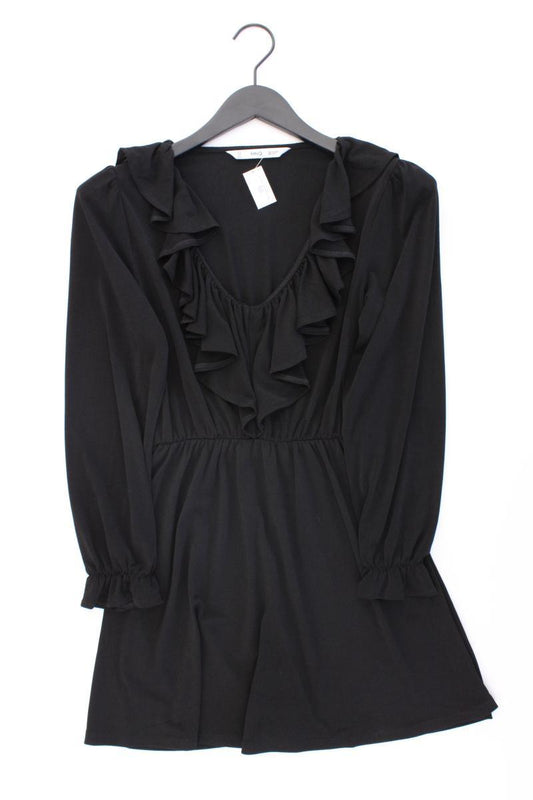 Mango Langarmkleid Gr. XS schwarz aus Polyester