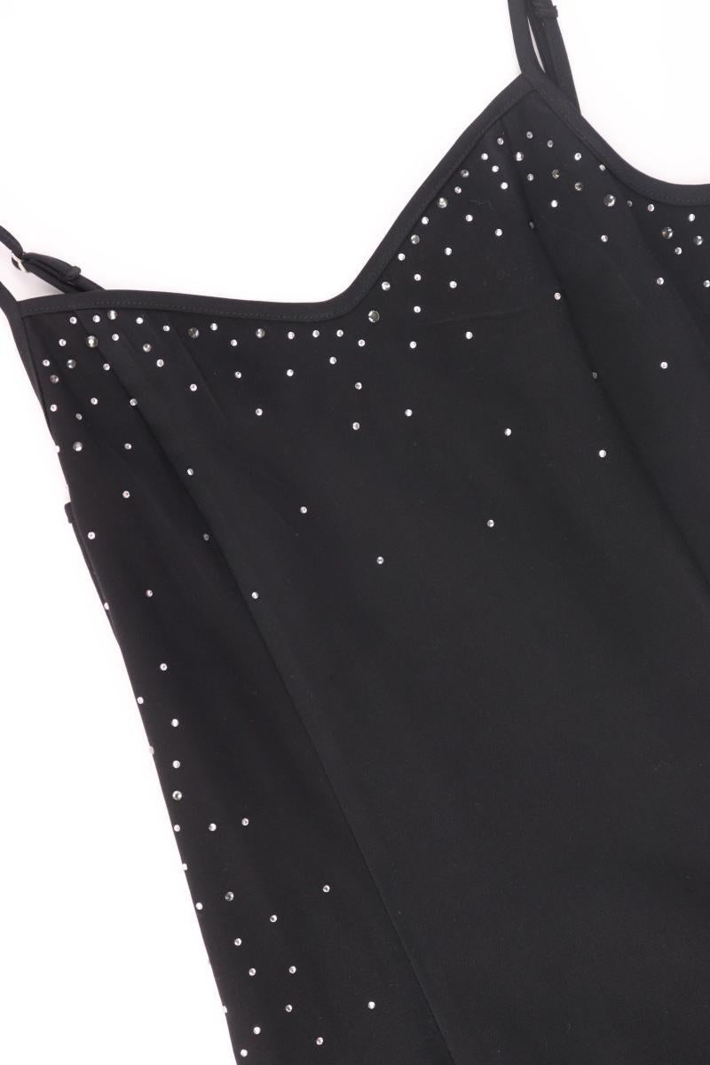 mint & berry Trägerkleid Gr. 36 schwarz aus Baumwolle