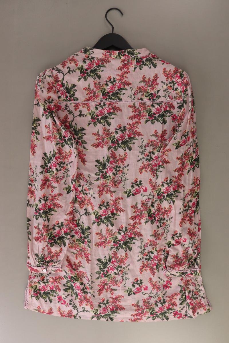 Street One Langarmbluse Gr. 40 mit Blumenmuster rosa aus Baumwolle