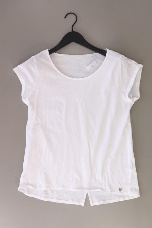 Esprit T-Shirt Gr. L Kurzarm weiß aus Baumwolle