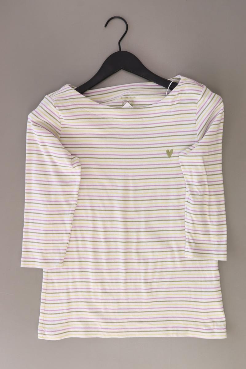 Tom Tailor Ringelshirt Gr. L gestreift 3/4 Ärmel mehrfarbig aus Baumwolle