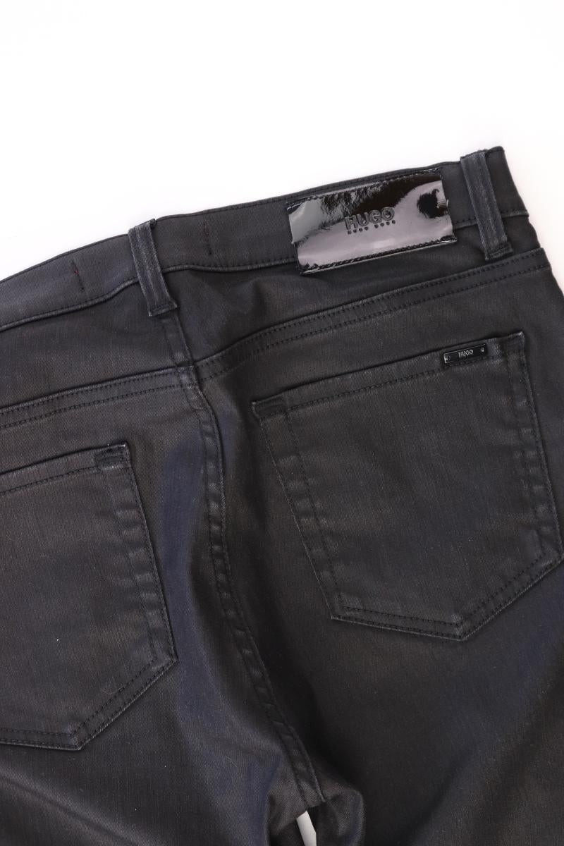 Hugo Boss Straight Jeans für Herren Gr. w28/L32 schwarz aus Baumwolle