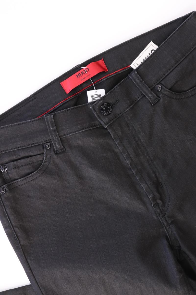 Hugo Boss Straight Jeans für Herren Gr. w28/L32 schwarz aus Baumwolle