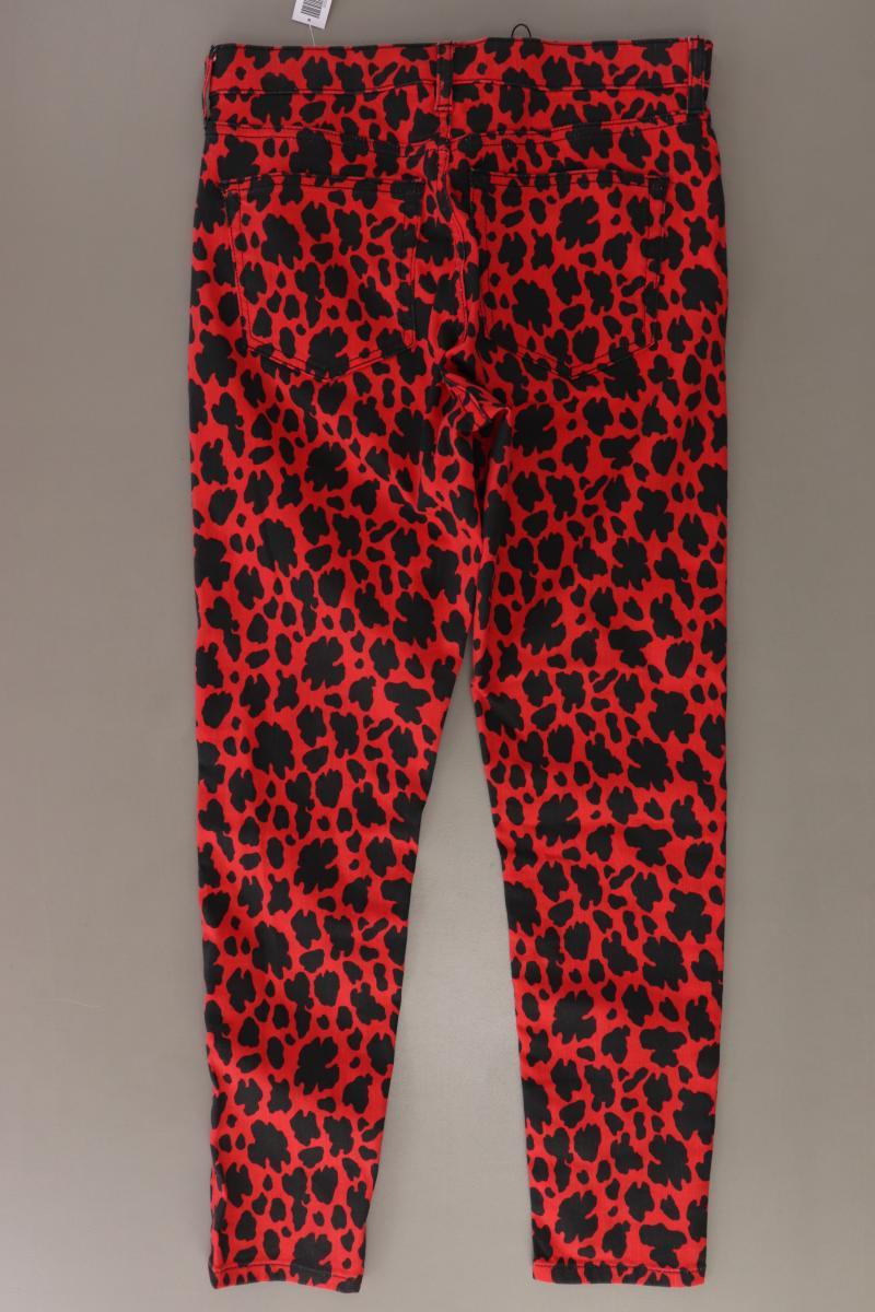 Topshop Straight Jeans Gr. 40 mit Tierdruck neu mit Etikett Neupreis: 57,0€! rot