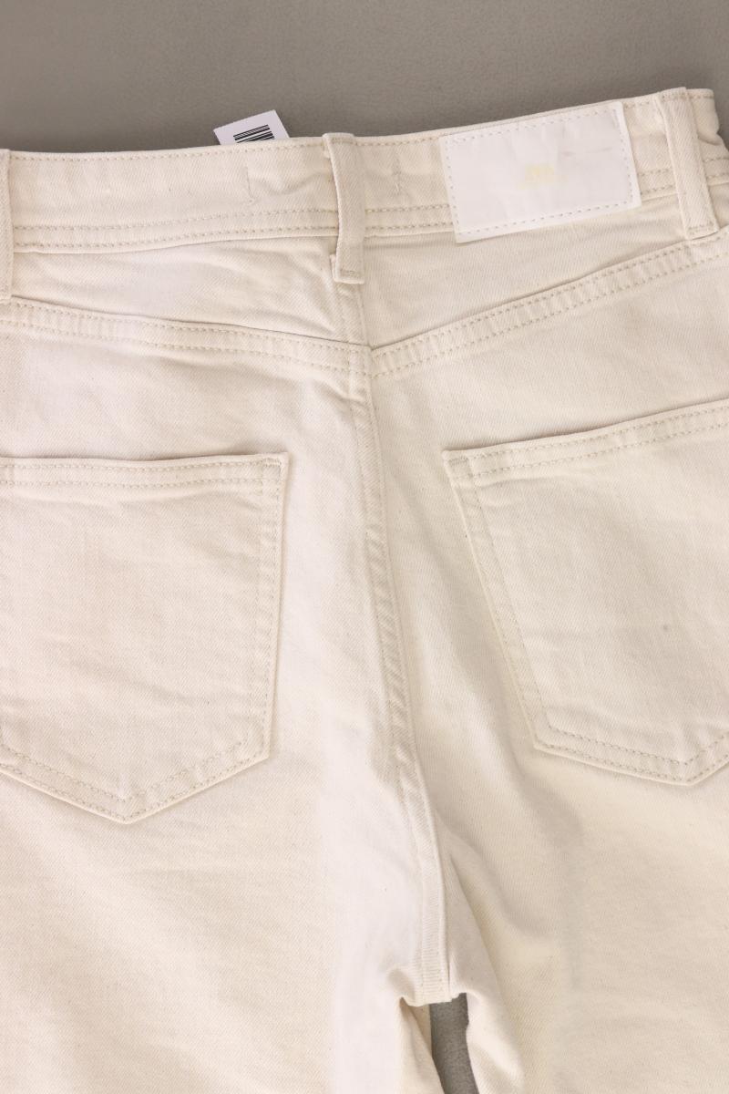 Zara Skinny Jeans Gr. 32 creme aus Baumwolle