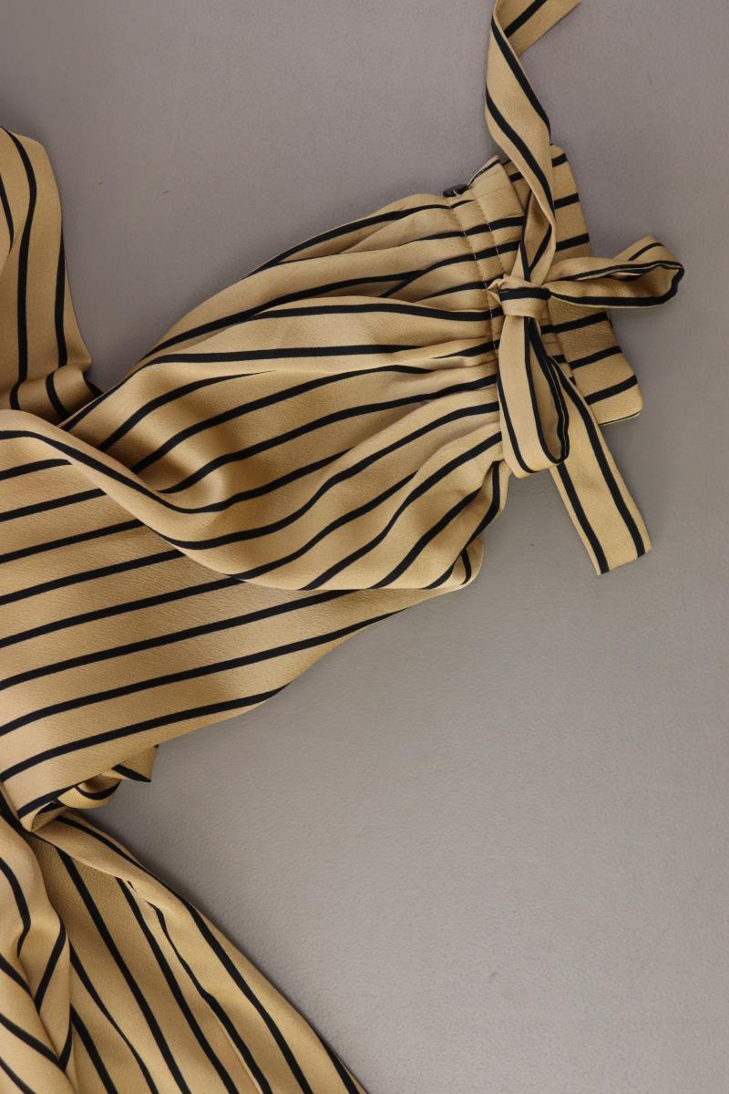 Culture Langarmbluse Gr. XL gestreift gelb aus Polyester