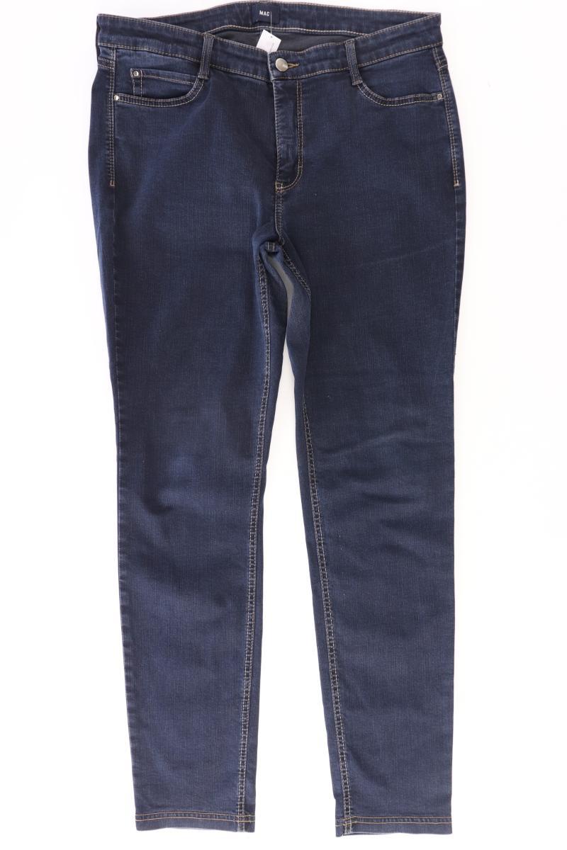 MAC Skinny Jeans Gr. 44/L30 blau aus Baumwolle