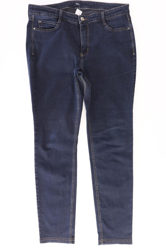 MAC Skinny Jeans Gr. 44/L30 blau aus Baumwolle