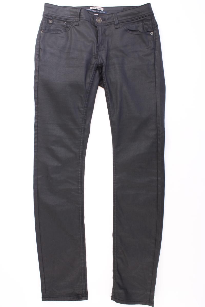 Garcia Jeans Kunstlederhose Gr. 38 schwarz
