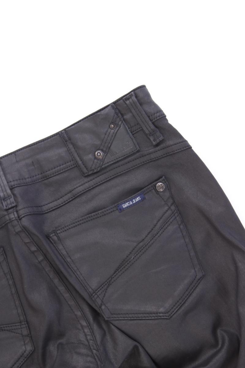 Garcia Jeans Kunstlederhose Gr. 38 schwarz