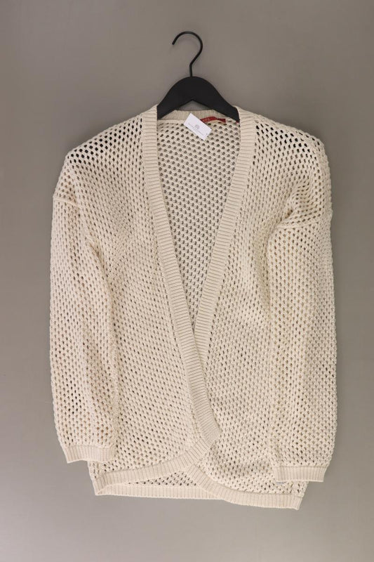 edc by Esprit Strickjacke Gr. L Langarm creme aus Baumwolle