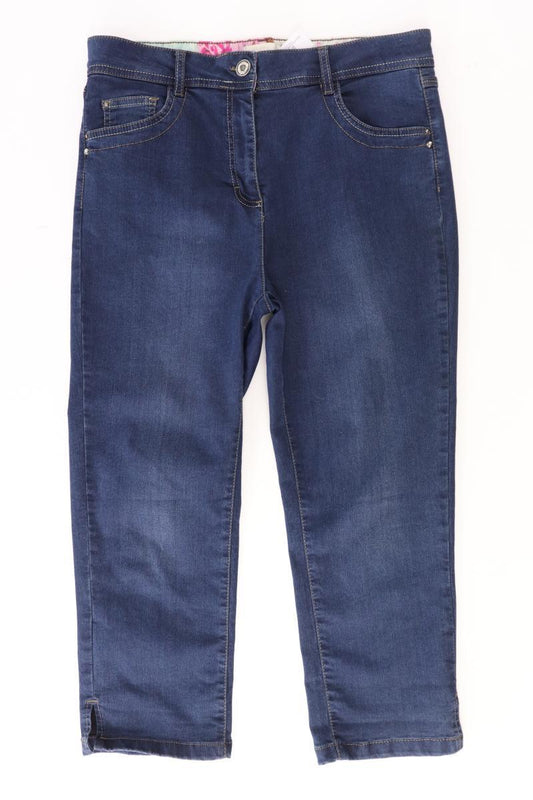 Bonita 7/8 Jeans Gr. 42 blau aus Baumwolle