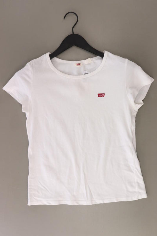 Levi's T-Shirt Gr. L Kurzarm weiß aus Baumwolle