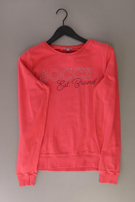 Soccx Langarmpullover Gr. 36 rot aus Baumwolle