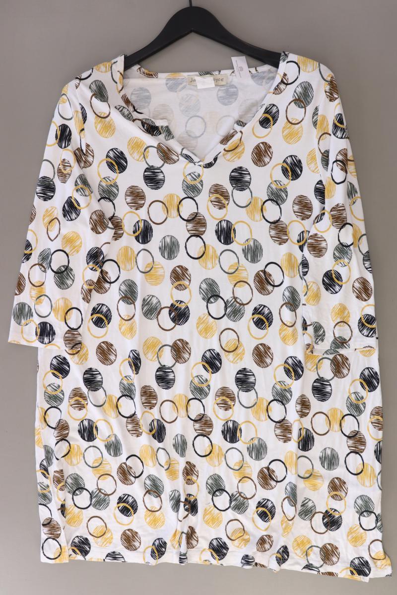 Janet & Joyce Midikleid Gr. 48 3/4 Ärmel weiß aus Viskose