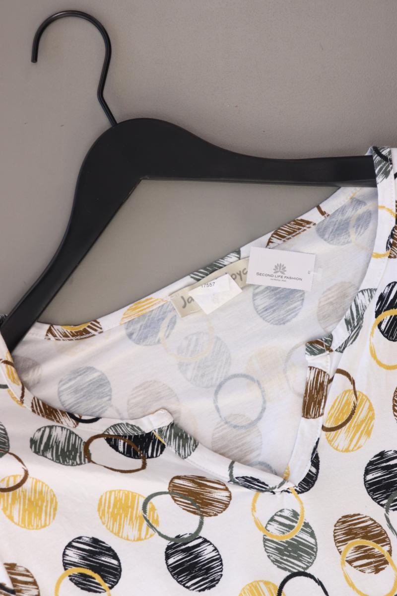 Janet & Joyce Midikleid Gr. 48 3/4 Ärmel weiß aus Viskose