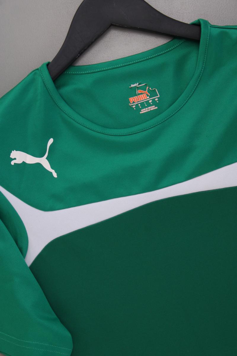 Puma Sportshirt für Herren Gr. L Kurzarm grün