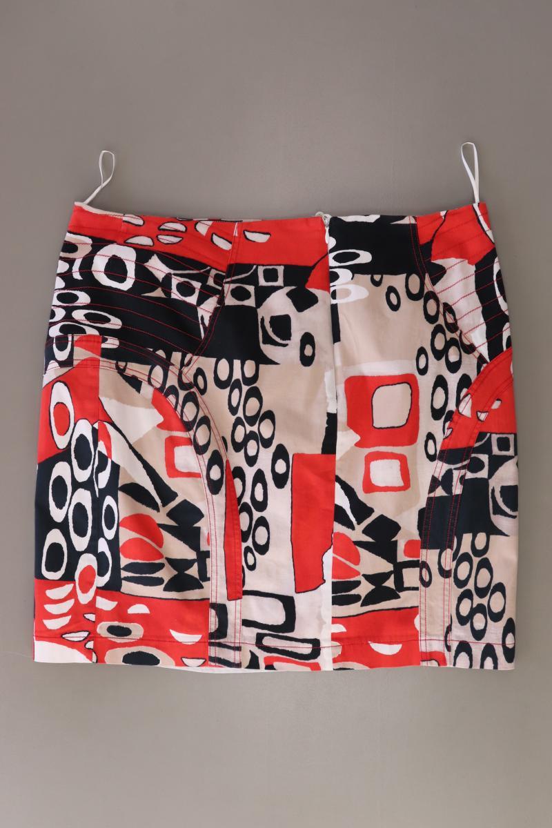 Mandarin Rock Gr. 44 geometrisches Muster mehrfarbig aus Baumwolle