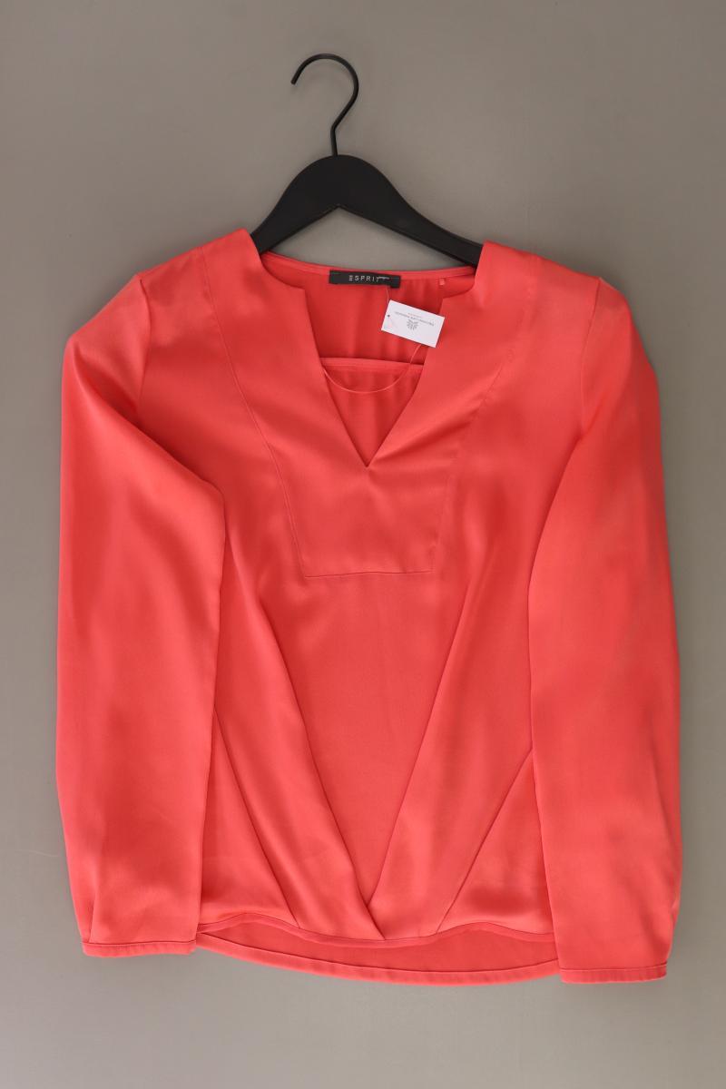 Esprit Langarmbluse Gr. XS orange aus Polyester