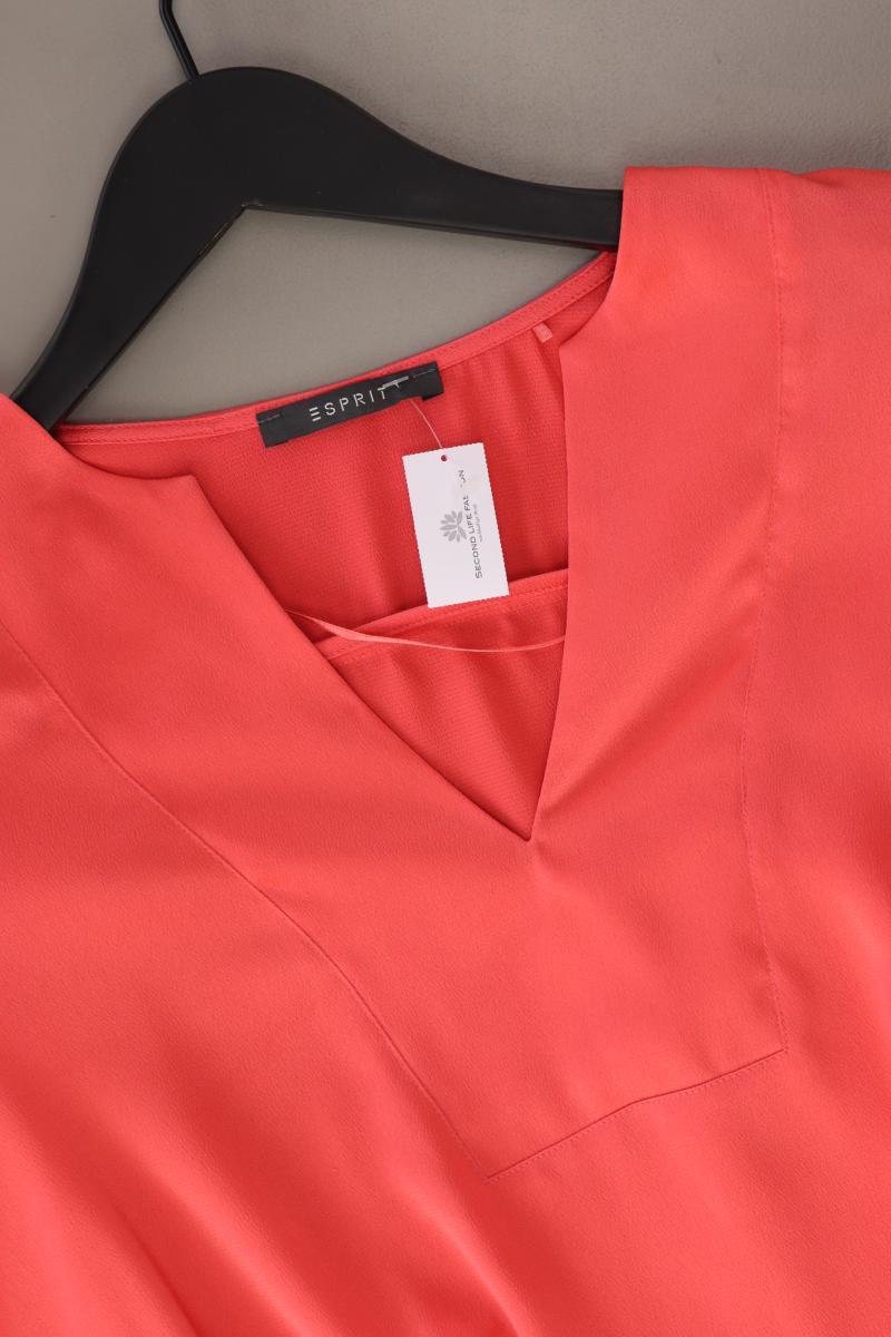 Esprit Langarmbluse Gr. XS orange aus Polyester