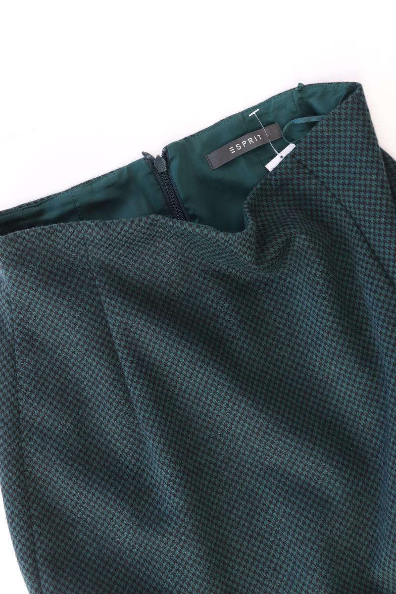 Esprit Rock Gr. 34 hahnentritt grün aus Baumwolle