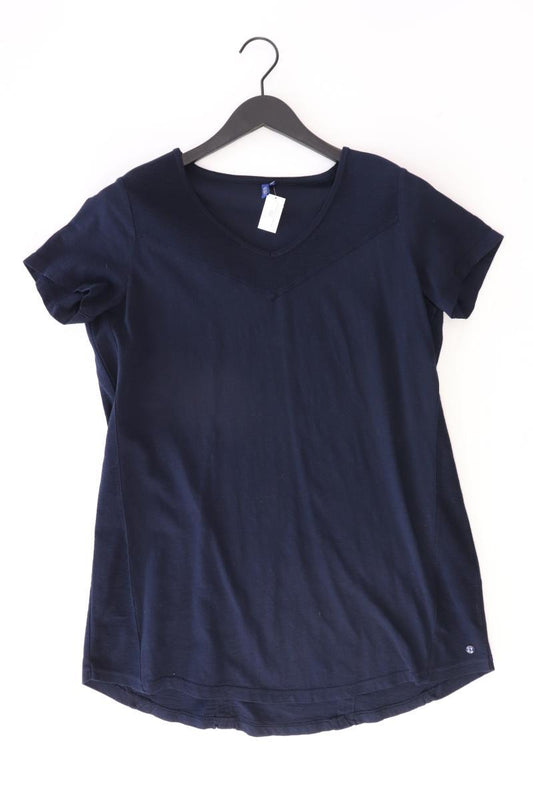 Cecil T-Shirt Gr. L Kurzarm blau aus Baumwolle