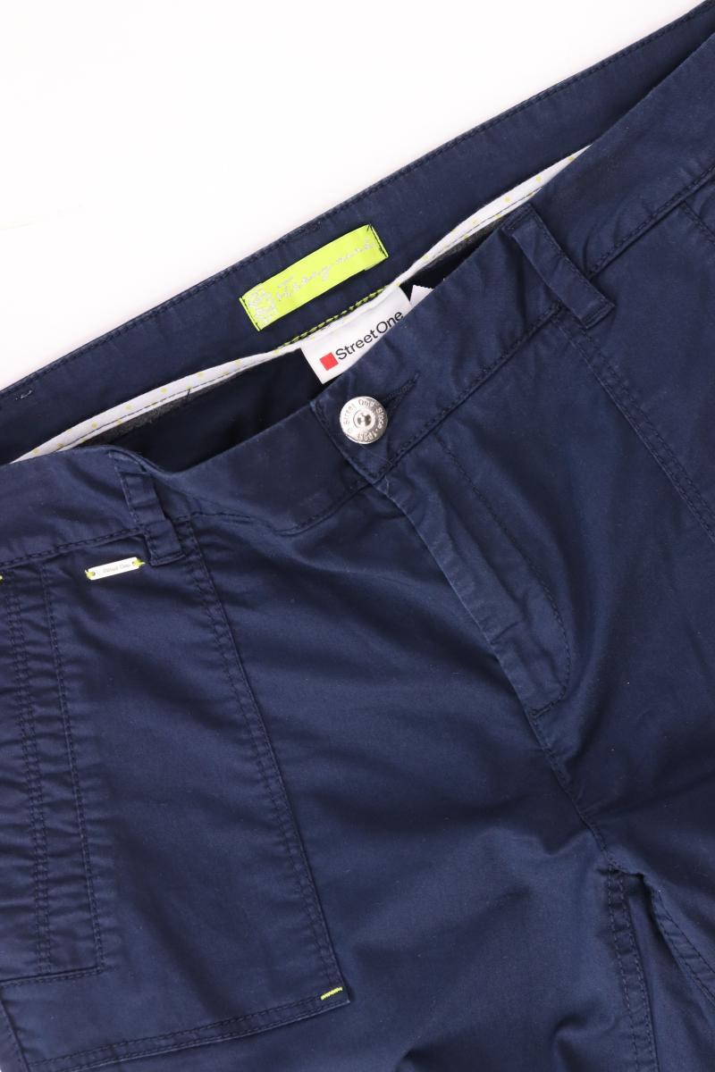 Street One Cargohose Gr. 40/L28 blau aus Baumwolle
