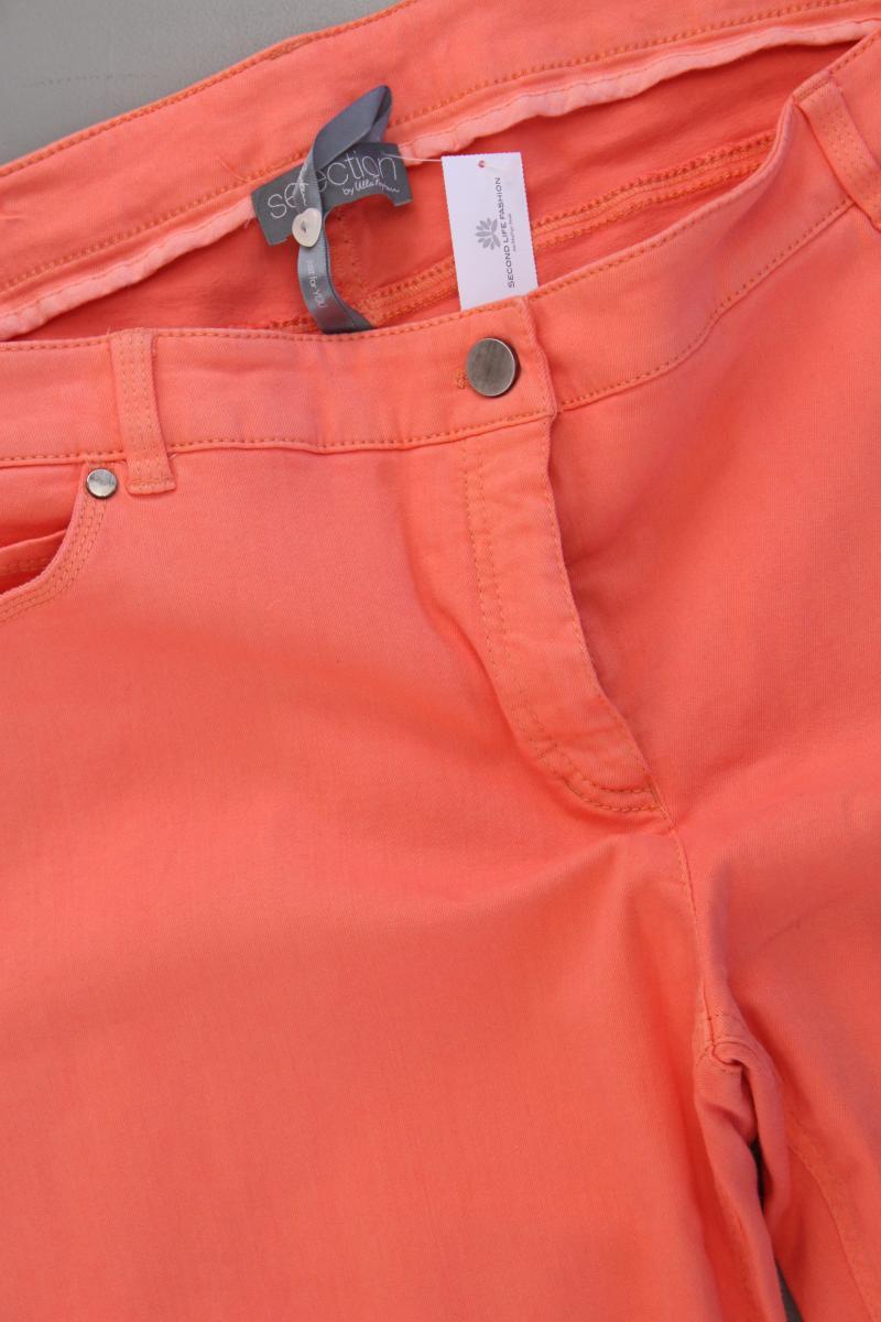 Ulla Popken Five-Pocket-Hose Gr. 50 orange aus Baumwolle