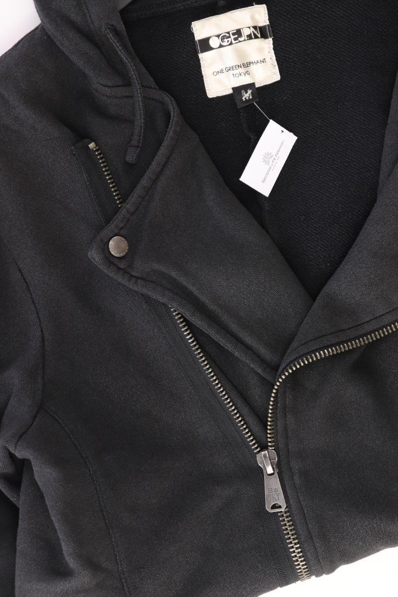 One Green Elephant Sweatjacke Gr. M Langarm grau aus Baumwolle