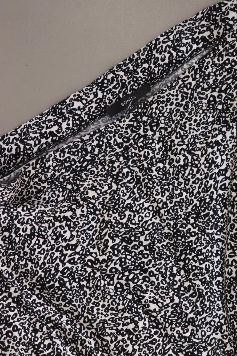 Bonita Stretchrock Gr. 42 mit Tierdruck schwarz aus Viskose