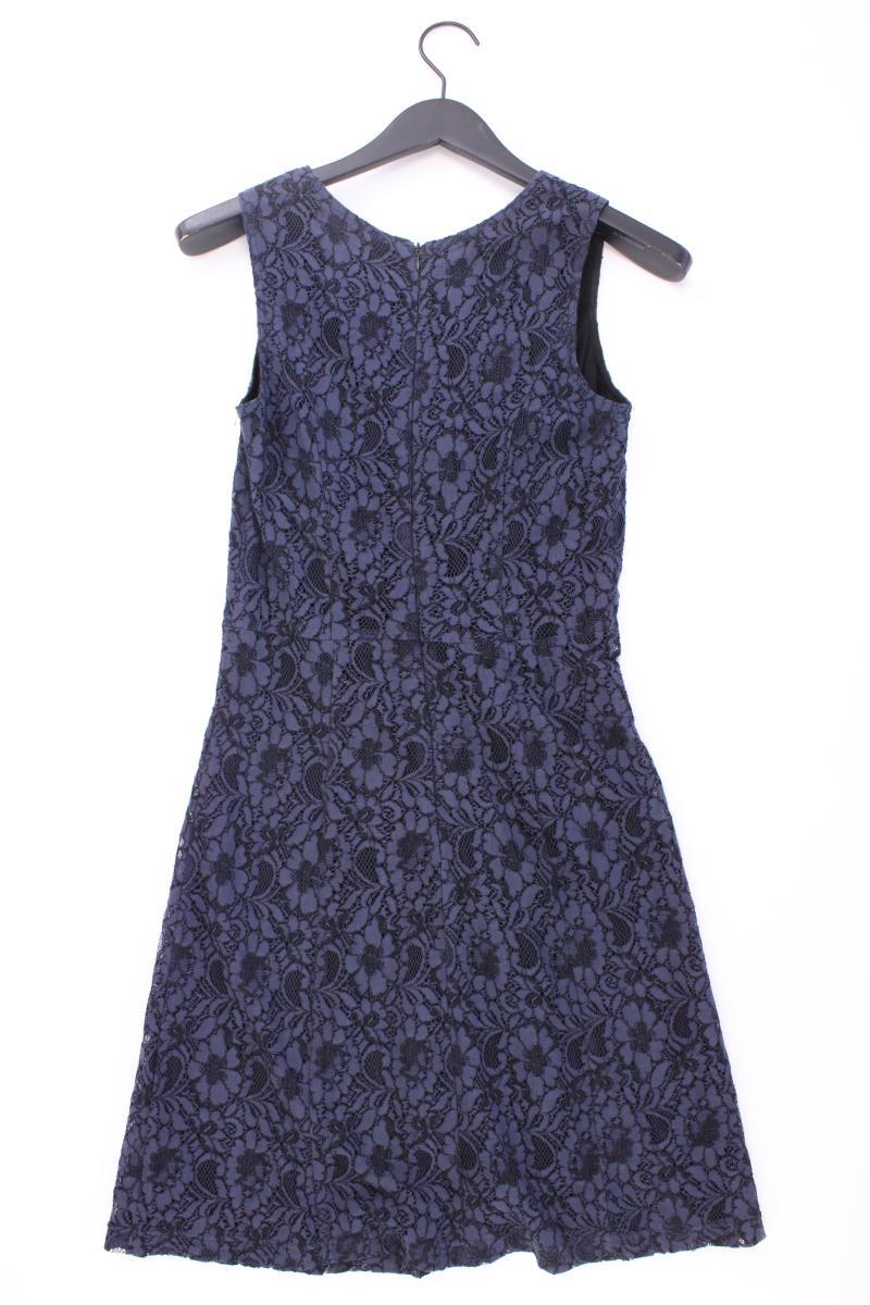 Tesini Spitzenkleid Gr. 34 Ärmellos blau aus Polyamid