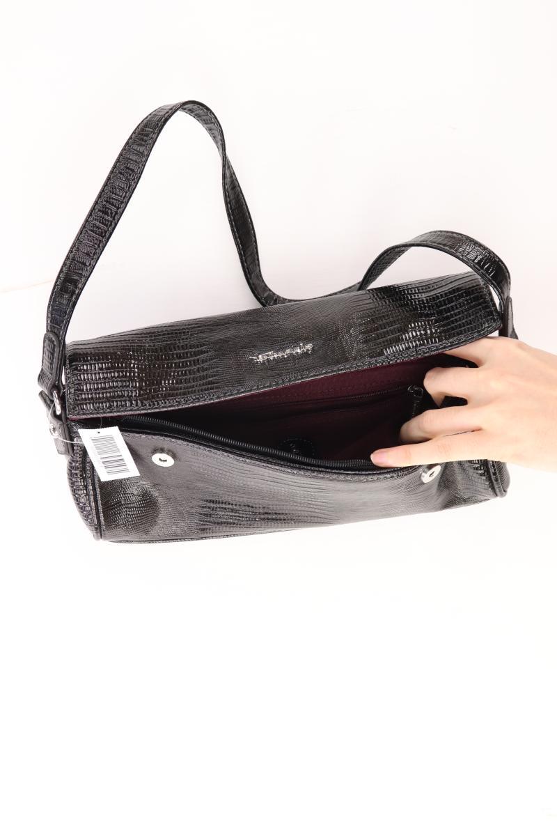 Tamaris Schultertasche schwarz aus Kunstleder